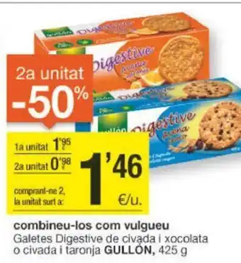 BonpreuEsclat Galetes Digestive De Civada i Xocolata o Civada i Taronja Gullón 425g oferta