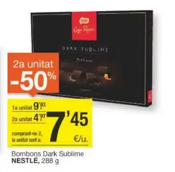 BonpreuEsclat Bombons Dark Sublime Nestlé 288g oferta