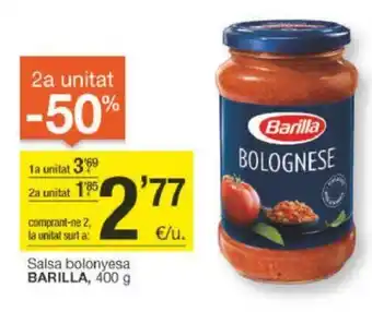 BonpreuEsclat Salsa Bolonyesa Barilla 400g oferta