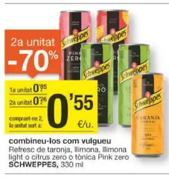BonpreuEsclat Schweppes 330ml oferta