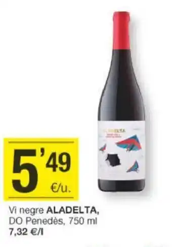 BonpreuEsclat Vi Negre Aladelta Do Penedès 750ml oferta