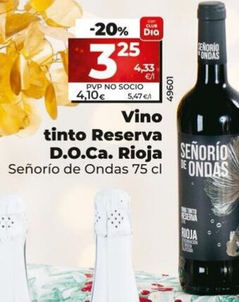 Dia Vino Tinto Reserva D.O.Ca. Rioja oferta