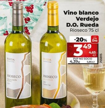 Dia Vino Blanco Verdejo D.O. Rueda oferta