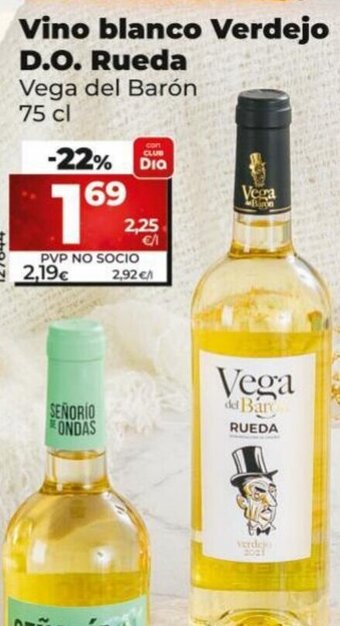 Dia Vino Blanco Verdejo D.O. Rueda oferta