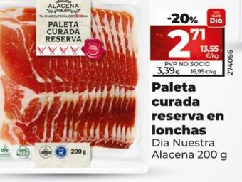Dia Paleta Curada Reserva en Lonchas oferta