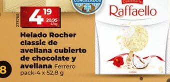 Dia Helado Rocher Classic de Avellana Cubierto de Chocolate y Avellana oferta