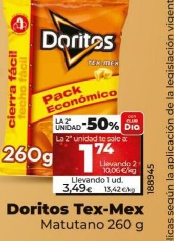 Dia Doritos Tex-Mex oferta