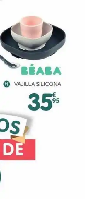 Dulce Bebé Béaba vajilla silicona oferta