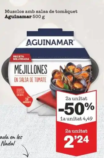 Sorli Musclos Amb Salsa De Tomàquet Aguinamar 500g oferta