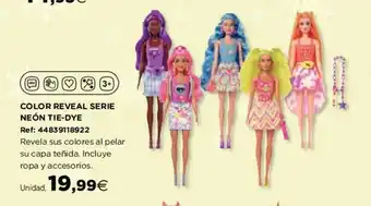 Hipercor Color Reveal Serie Neón Tie-Dye oferta