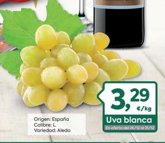 Suma Supermercados Uva Blanca oferta