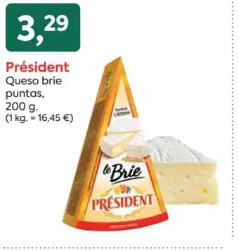 Suma Supermercados Queso Brie Puntas, 200g oferta
