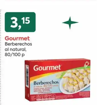 Suma Supermercados Berberechos Al Natural, 80/100p oferta