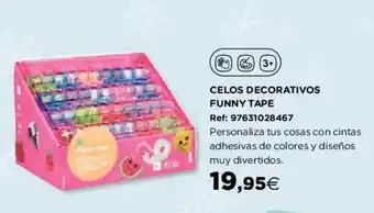 Hipercor Celos Decorativos Funny Tape oferta