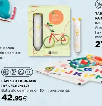 Hipercor Lápiz 3D Figurama oferta