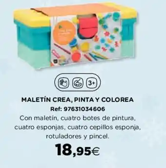 Hipercor Maletín Crea, Pinta Y Colorea oferta