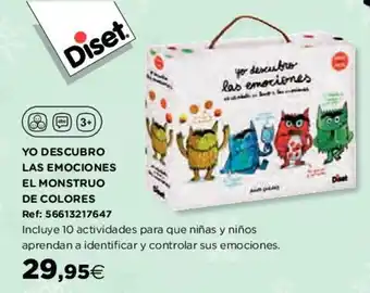 Hipercor Yo Descubro Las Emociones El Monstruo De Colores oferta