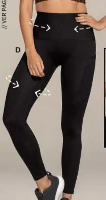 Leonisa Legging Deportivo Con Bolsillos oferta