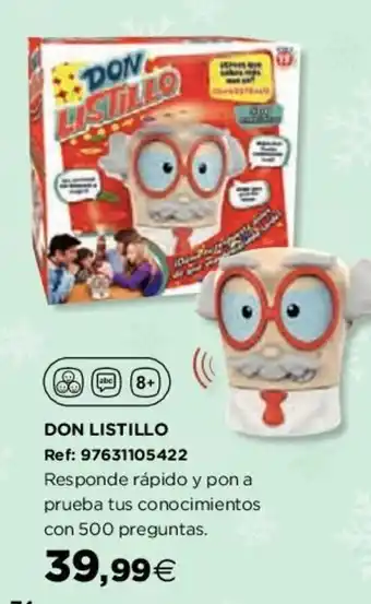 Hipercor Don Listillo oferta