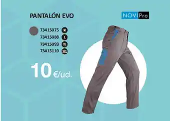Distriplac Pantalón evo novipro oferta