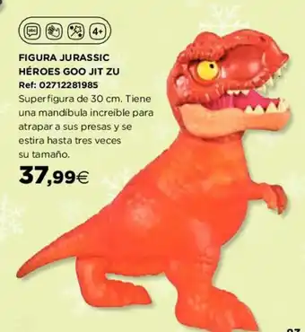 Hipercor Figura Jurassic Héroes Goo Jit Zu oferta