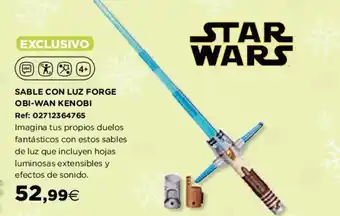 Hipercor Sable Con Luz Forge Obi-Wan Kenobi oferta