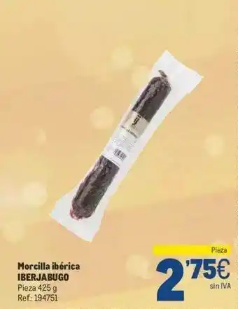 Makro Morcilla ibérica iberjabugo oferta