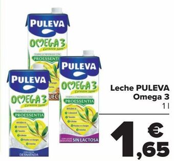 Carrefour Leche puleva omega 3 oferta