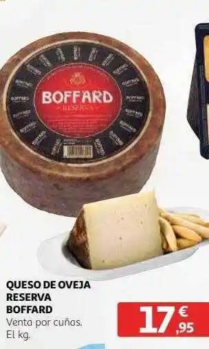 Alcampo Queso de oveja reserva boffard oferta