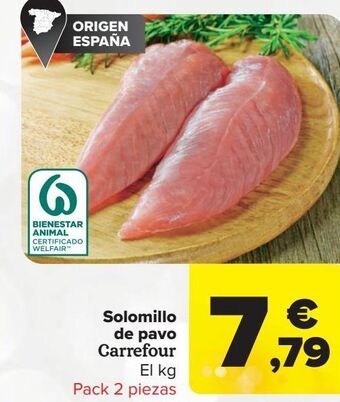 Carrefour Solomillo de pavo carrefour oferta
