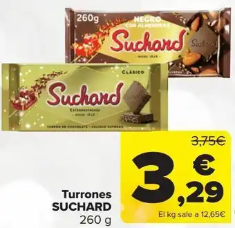 Carrefour Turones suchard oferta