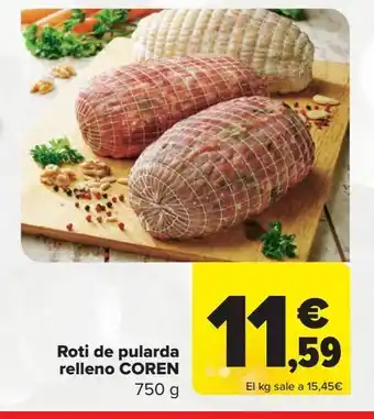 Carrefour Roti de pularda relleno coren oferta