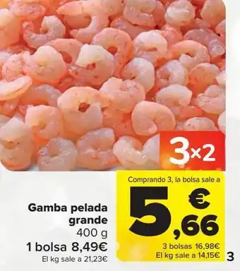 Carrefour Gamba pelada grande oferta