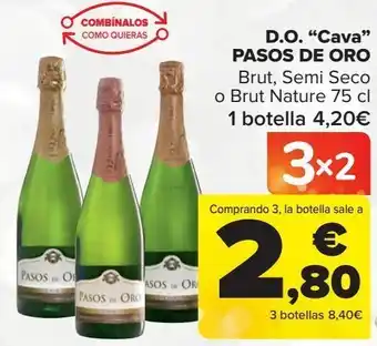 Carrefour D.o. ''cava'' pasos de oro oferta