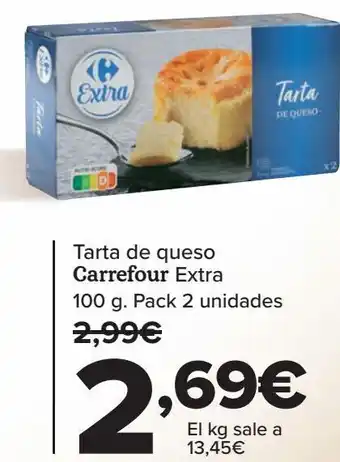 Carrefour Tarta de queso carrefour extra oferta