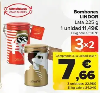 Carrefour Bombones lindor oferta