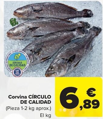 Carrefour Corvina círculo de calidad oferta