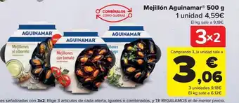 Carrefour Mejillón aguinamar oferta