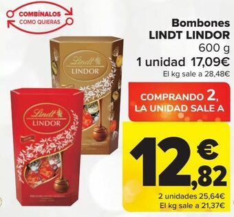 Carrefour Bombones lindt lindor oferta