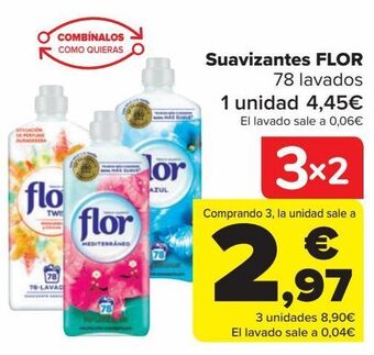 Carrefour Suavizante flor oferta