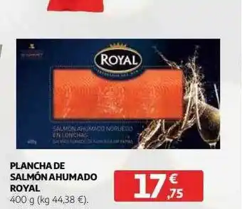 Alcampo Plancha de salmón ahumado royal oferta