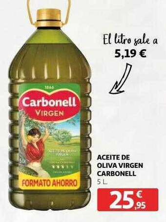 Alcampo Aceite de oliva virgen carbonell oferta