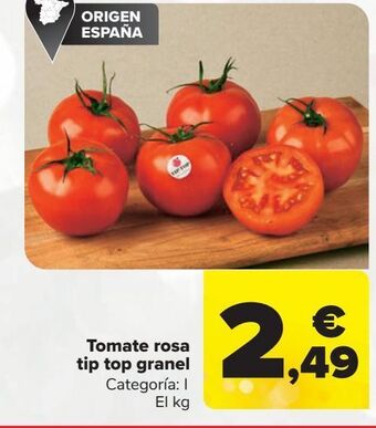 Carrefour Tomate rosa tip top granel oferta