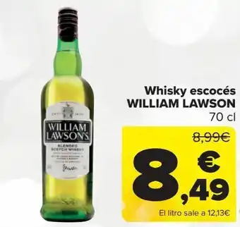Carrefour Whisky escocés willial lawson oferta