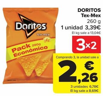 Carrefour Doritos tex-mex oferta