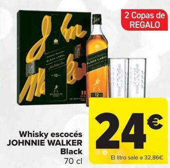 Carrefour Whisky escocés johnnie walker black oferta