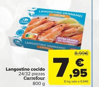 Carrefour Langostino cocido carrefour oferta