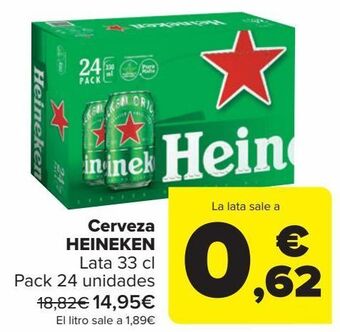 Carrefour Cerveza heineken oferta