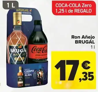 Carrefour Ron añejo brugal oferta