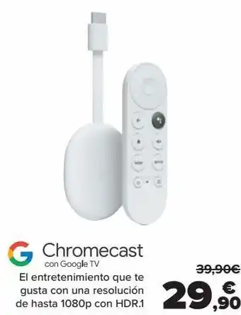 Carrefour Chromecast oferta